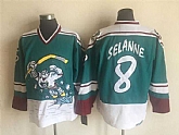 Anaheim Ducks #8 Teemu Selanne  Green CCM Throwback Stitched Jersey,baseball caps,new era cap wholesale,wholesale hats